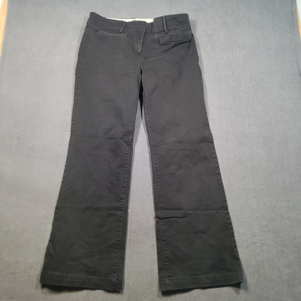 Tommy Hilfiger Trousers Womens 10 Black Stretch Bootcut Chino Pants